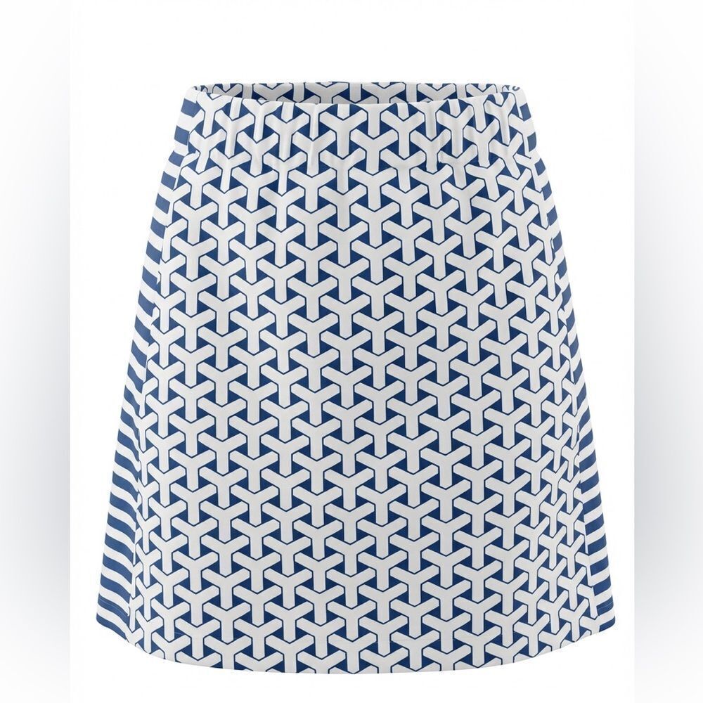 J MCLAUGHLIN WOMENS SKORTS SIZE XS BLUE AND WHITE DESIGN